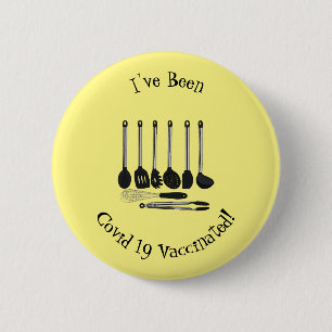 Badge Rond 5 Cm Illustration de l'ustensile de cuisine