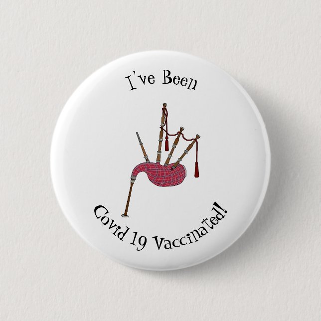 Badge Rond 5 Cm Illustration de pipes (Devant)