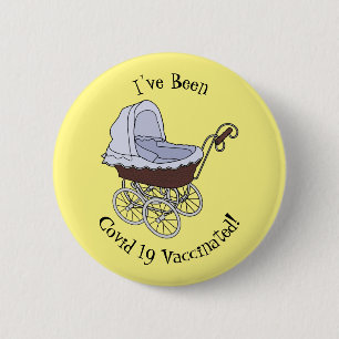Badge Rond 5 Cm Illustration de poussette