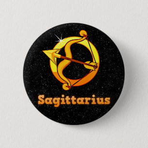 Badge Rond 5 Cm Illustration de Sagittaire