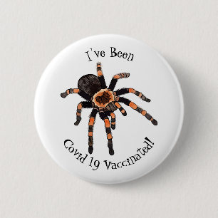 Badge Rond 5 Cm Illustration de Tarantula