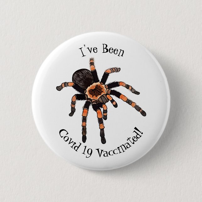 Badge Rond 5 Cm Illustration de Tarantula (Devant)