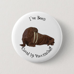 Badge Rond 5 Cm Illustration de Walrus