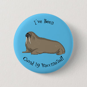 Badge Rond 5 Cm Illustration de Walrus