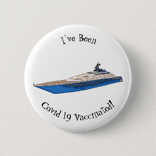 Badge Rond 5 Cm Illustration de yacht