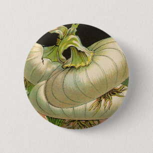 Badge Rond 5 Cm Illustration d'étiquette de paquet de graines vint