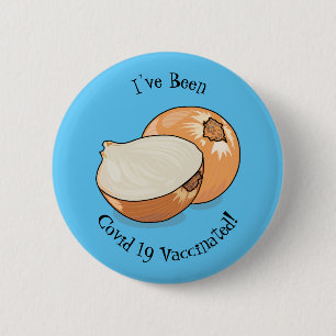 Badge Rond 5 Cm Illustration d'oignon