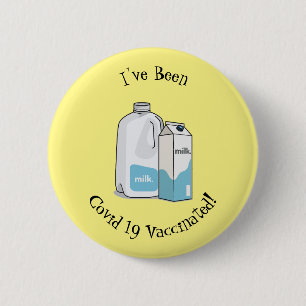Badge Rond 5 Cm Illustration du lait