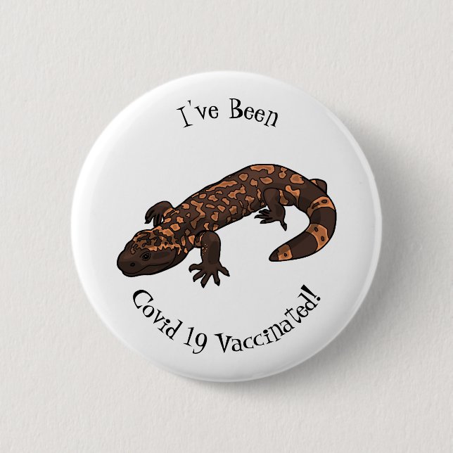 Badge Rond 5 Cm Illustration du monstre Gila (Devant)