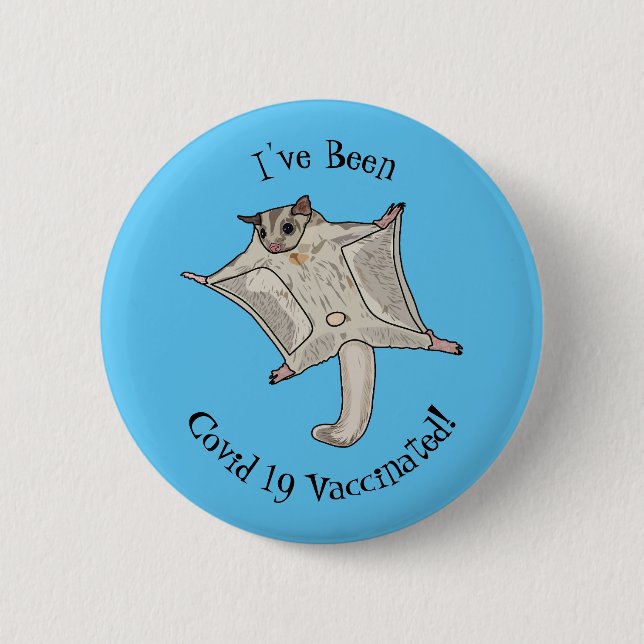 Badge Rond 5 Cm Illustration du planeur à sucre (Devant)
