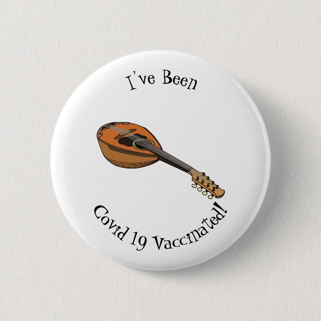 Badge Rond 5 Cm Illustration en mandoline (Devant)