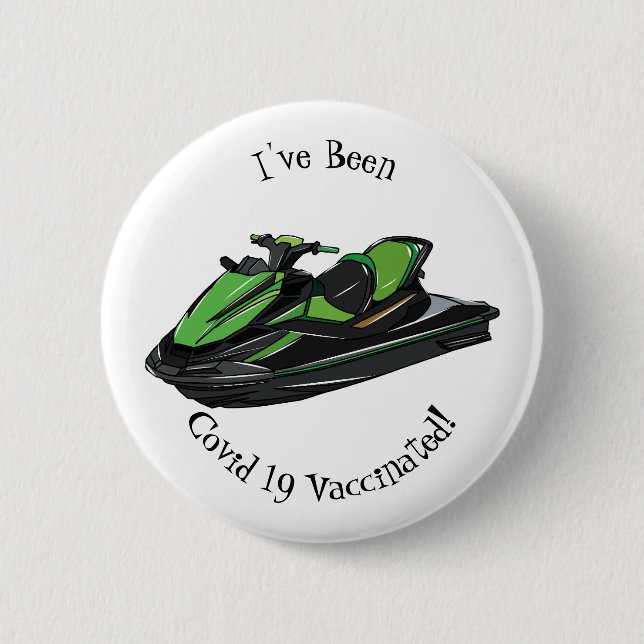 Badge Rond 5 Cm Illustration Jet ski (Devant)