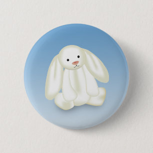 Badge Rond 5 Cm Illustration mignonne de lapin