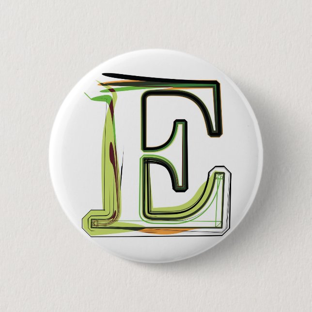 Badge Rond 5 Cm Illustration organique de police (Devant)