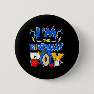 Badge Rond 5 Cm Im Anniversaire Garçon Famille Correspondances Vid
