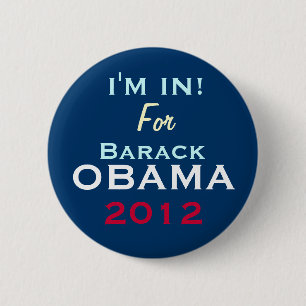 Badge Rond 5 Cm IM DEDANS pour le bouton rond de campagne d'OBAMA