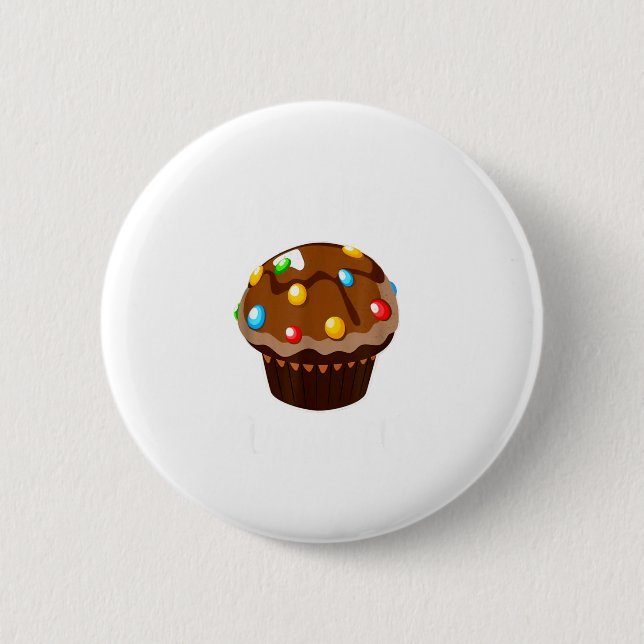 Badge Rond 5 Cm Im His Cupcake Im Her Studmuffin Valentine Matchin (Devant)
