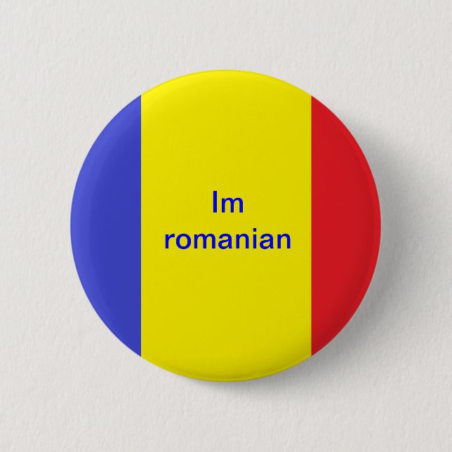 Badge Rond 5 Cm Im Roumain (Devant)