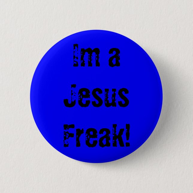Badge Rond 5 Cm Im un phénomène de Jésus ! - Customisé (Devant)