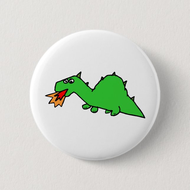 Badge Rond 5 Cm Image 34 de dragon (Devant)