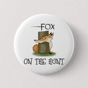 Badge Rond 5 Cm Image Fox