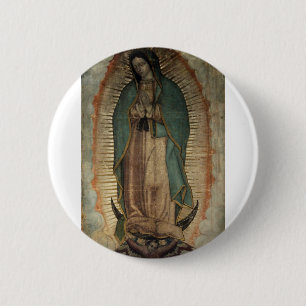 Badge Rond 5 Cm Image originale de notre Madame de Guadalupe