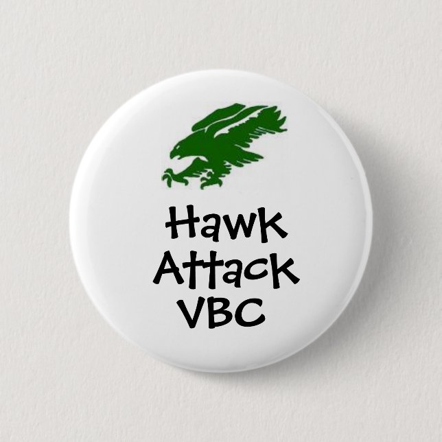 Badge Rond 5 Cm images2, faucon, attaque, VBC - customisé (Devant)
