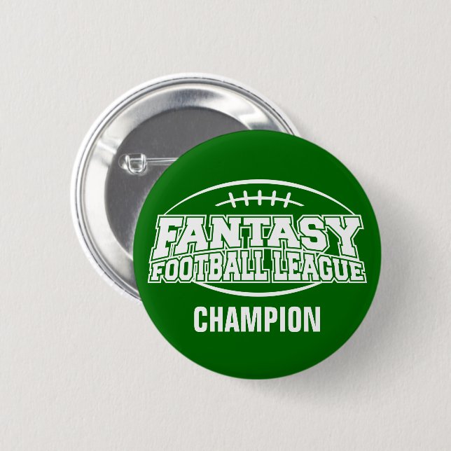 Badge Rond 5 Cm Imaginaire Football FFL CHAMPION (Devant & derrière)