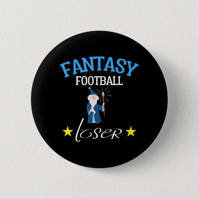 Badge Rond 5 Cm Imaginaire Football    LoserAmusant Imaginaire Foo (Devant)