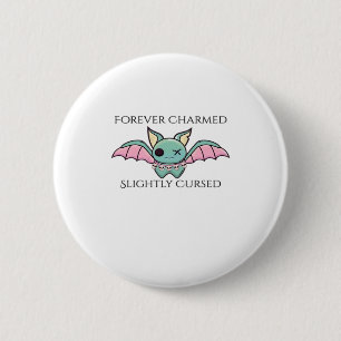 Badge Rond 5 Cm Imaginaire Whimsigoth - Forêts mystiques, Lunes et