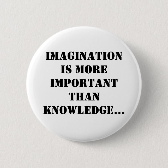 Badge Rond 5 Cm Imagination (Devant)