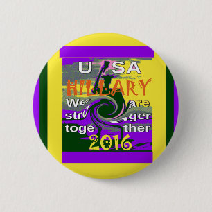 Badge Rond 5 Cm Impression d'art abstrait Vintage USA Plus forts e