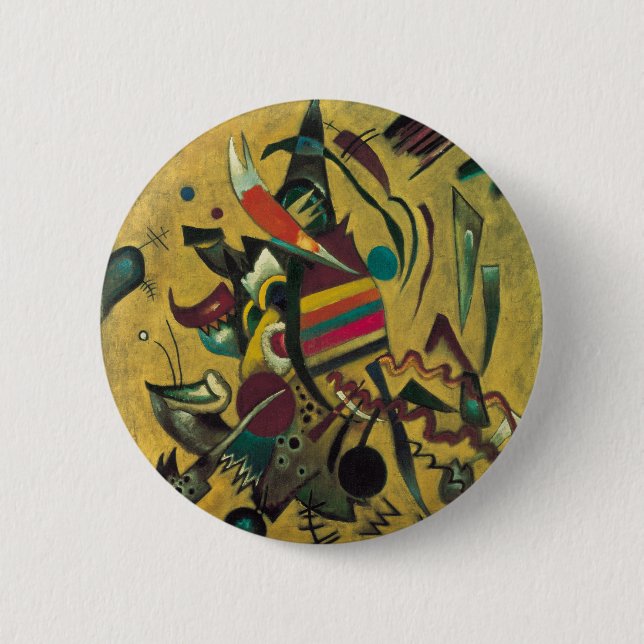 Badge Rond 5 Cm Impression d'art géométrique abstrait de points Ka (Devant)