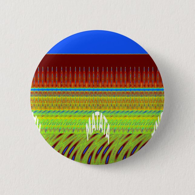 Badge Rond 5 Cm Impression Motif géométrique coloré (Devant)