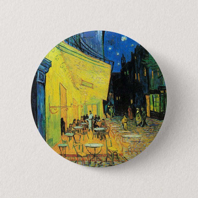 Badge Rond 5 Cm Impressionnisme Vincent Van Gogh Autoportrait Famo (Devant)