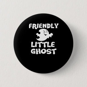 Badge Rond 5 Cm Imprimer Little Boo Halloween