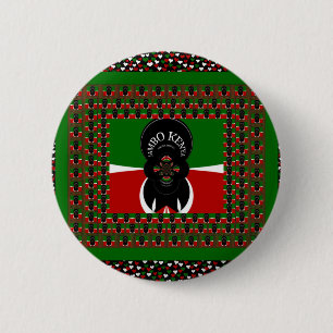 Badge Rond 5 Cm Imprimerie d'art Jambo Kenya