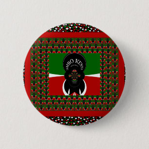 Badge Rond 5 Cm Imprimerie d'art Jambo Kenya