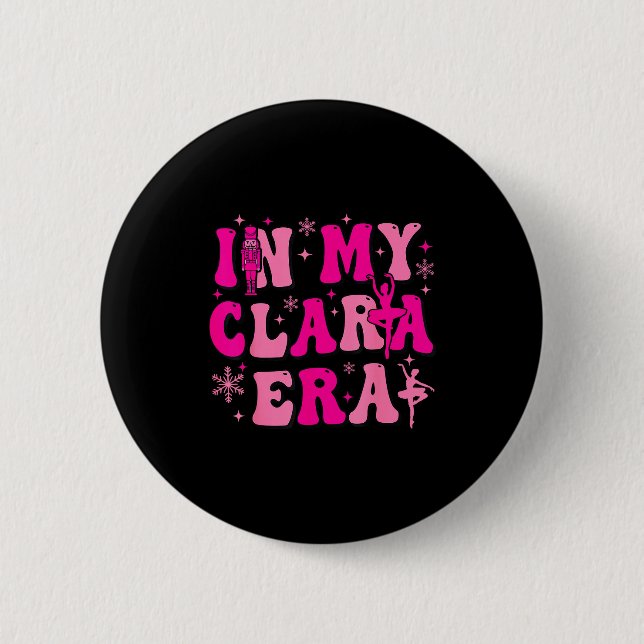 Badge Rond 5 Cm In My Clara Era Nutcracker Ballet Clara Sugar Plum (Devant)
