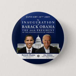 Badge Rond 5 Cm Inauguration 2009