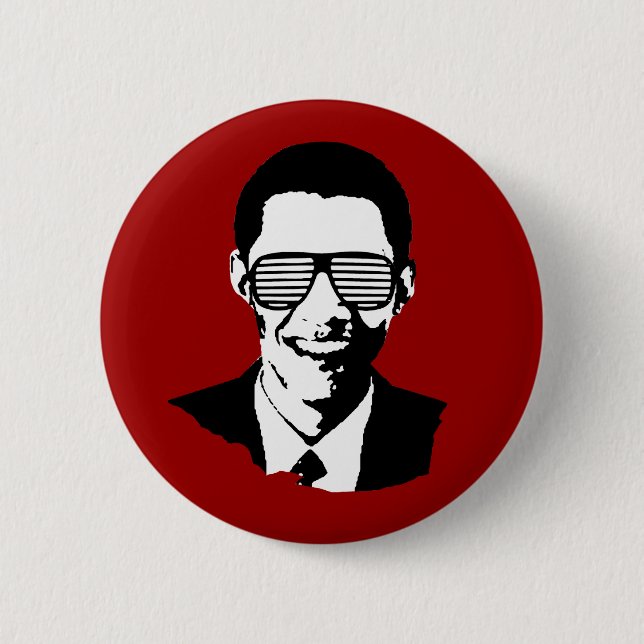 Badge Rond 5 Cm Inauguration d'Obama (Devant)