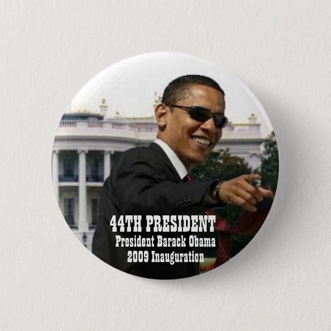 Badge Rond 5 Cm Inauguration d'obama 2009 (Devant)