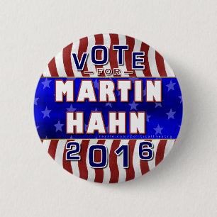 Badge Rond 5 Cm Indépendant 2016 de président élection de Marti