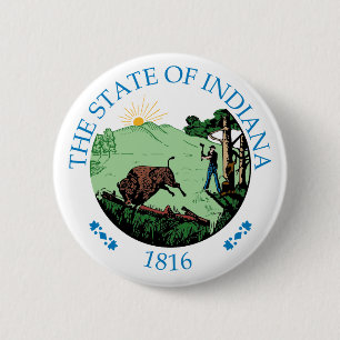 Badge Rond 5 Cm Indiana