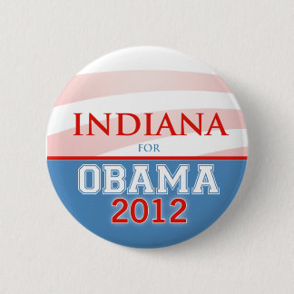 Badge Rond 5 Cm INDIANA pour Obama 2012