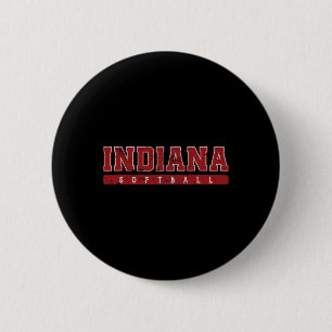Badge Rond 5 Cm Indiana Softll Rouge Vintage Texte 