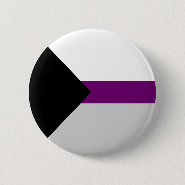 Badge Rond 5 Cm Indicateur de fierté désisexuel (Devant)