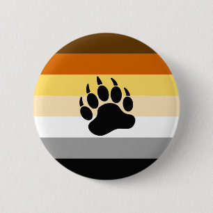 Badge Rond 5 Cm Indicateur de la fierté de l'ours