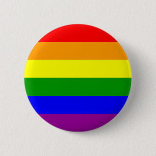 Badge Rond 5 Cm Indicateur Gay pride