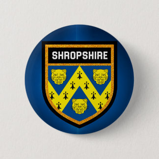 Badge Rond 5 Cm Indicateur Shropshire